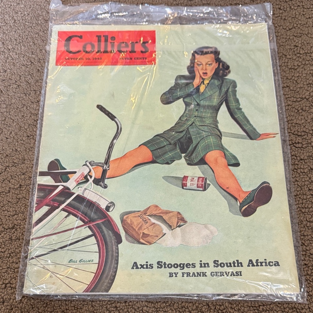 Vintage Collier's Magazine Cover Art